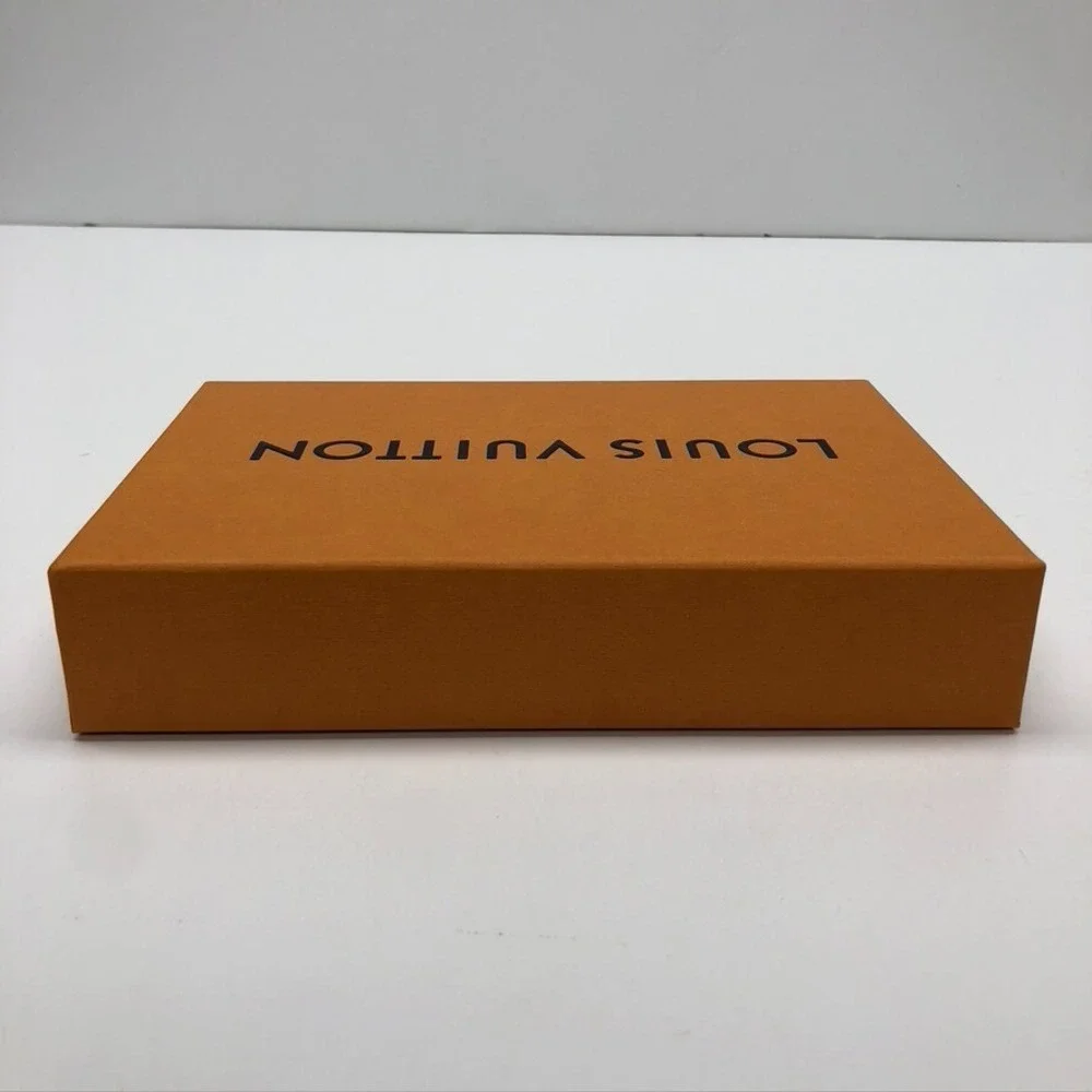 Authentic Louis‎ Vuitton Box Drawer Style Empty Storage Small Orange 8x5.5x1.5